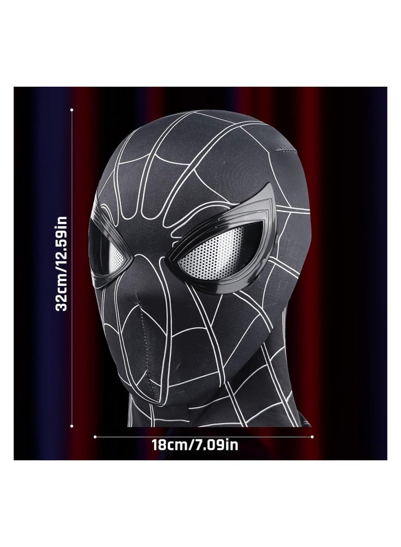 JAJEEK Spider Masks, Superhero Masks Cosplay Costumes Mask, Black Spider Hero Mask, Superhero Cosplay Dress Up Masks for Age 6+ Years Old - Image 3