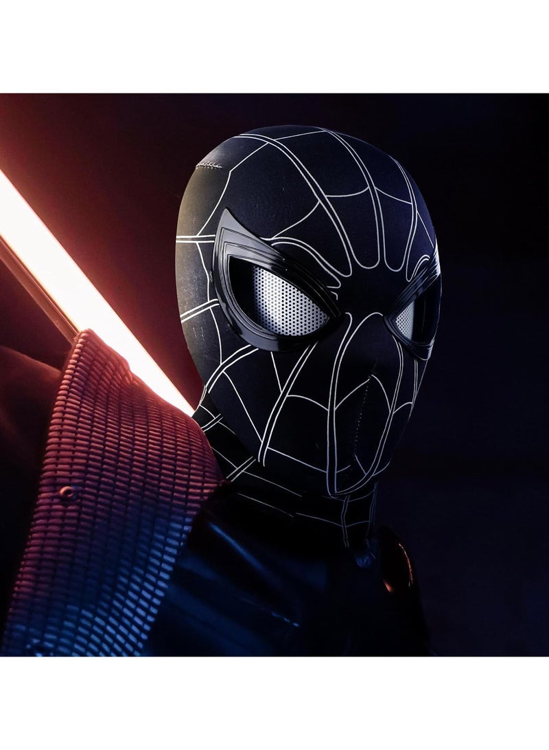 JAJEEK Spider Masks, Superhero Masks Cosplay Costumes Mask, Black Spider Hero Mask, Superhero Cosplay Dress Up Masks for Age 6+ Years Old - Image 5