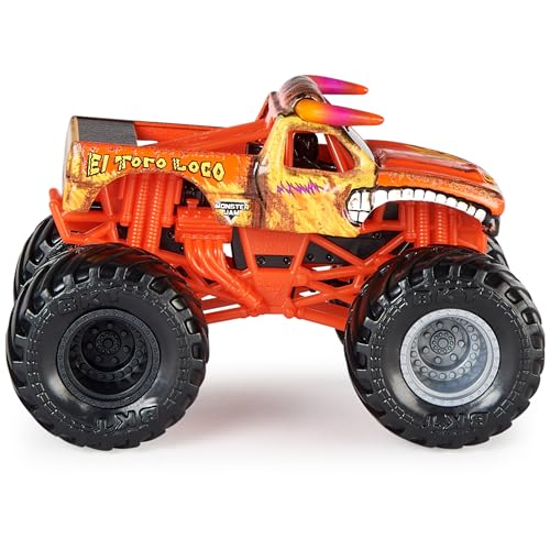 Monster Jam, Official Grave Digger Vs. El Toro Loco Die-Cast Monster Trucks, 1:64 Scale, Kids Toys for Boys Ages 3 and up - Image 3