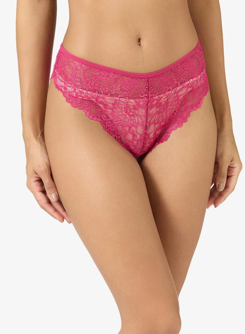 ELLA 3 Pack Cheeky Lace Brief