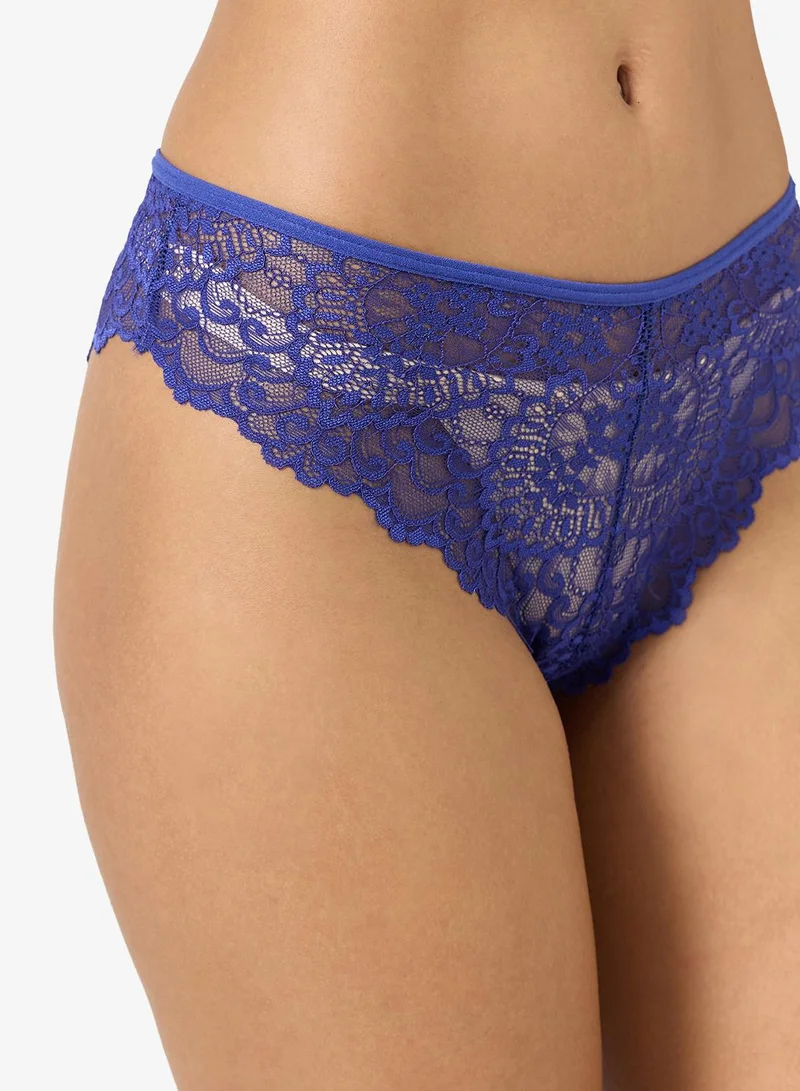 ELLA 3 Pack Cheeky Lace Brief