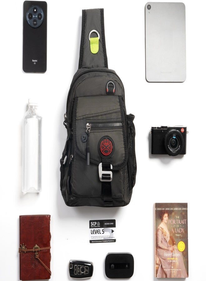 NICGID Sling Bag Chest Shoulder Backpack Crossbody Bags for Tablet Laptop Outdoor Hiking Men Women - Image 3