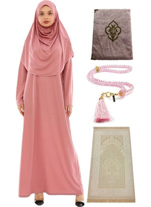 Medipek Prayer Dress, Prayer Rug, Pearl Prayer Beads Set 