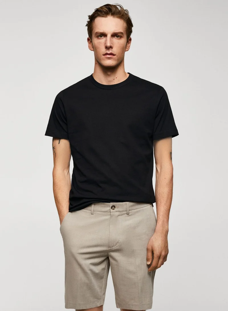 مانجو مان Essential Crew Neck T-Shirt
