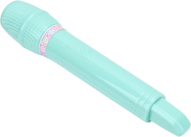 Green Kids Microphone Toy For Singing Karaoke Role Play Costume Parties Stage Performances - Image 1