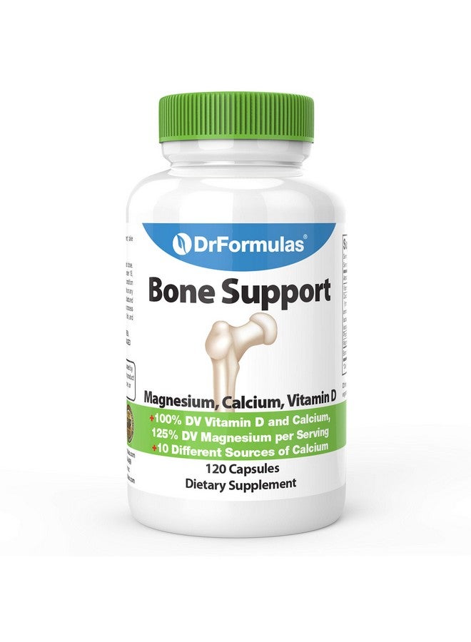 DrFormulas Bone Support 100% DV 1000mg Calcium Supplement Carbonate, Citrate, Gluconate, (not d-glucarate) Chloride with Vitamin D, Magnesium and Boron - 30 Day Supply - Image 1