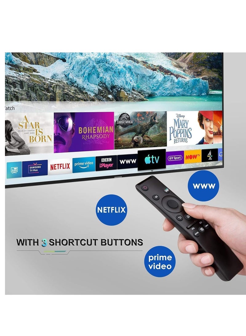 Universal Remote Control Compatible With All Samsung Smart TV, QLED TV, LED TV, UHD TV, HDR SUHD Curved HDTV 3D 4K 8K Samsung TV remote control, With Netflix, Prime Video Buttons - Image 4