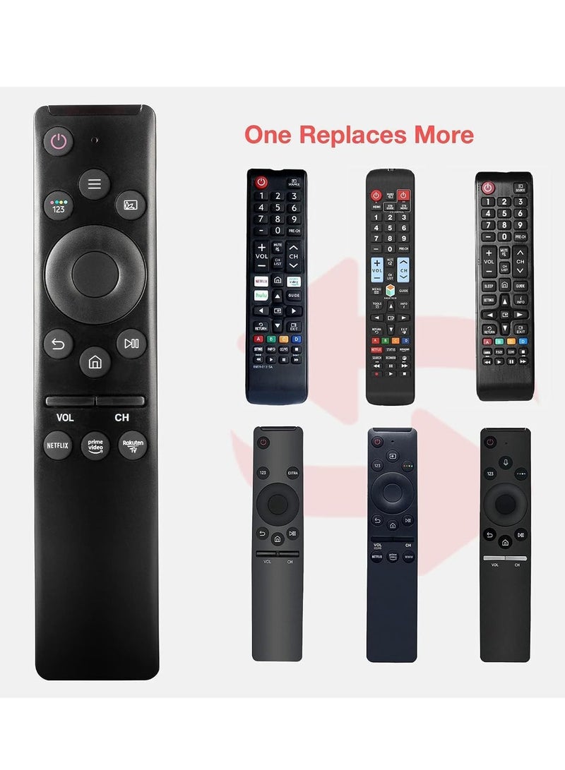 Universal Remote Control Compatible With All Samsung Smart TV, QLED TV, LED TV, UHD TV, HDR SUHD Curved HDTV 3D 4K 8K Samsung TV remote control, With Netflix, Prime Video Buttons - Image 3