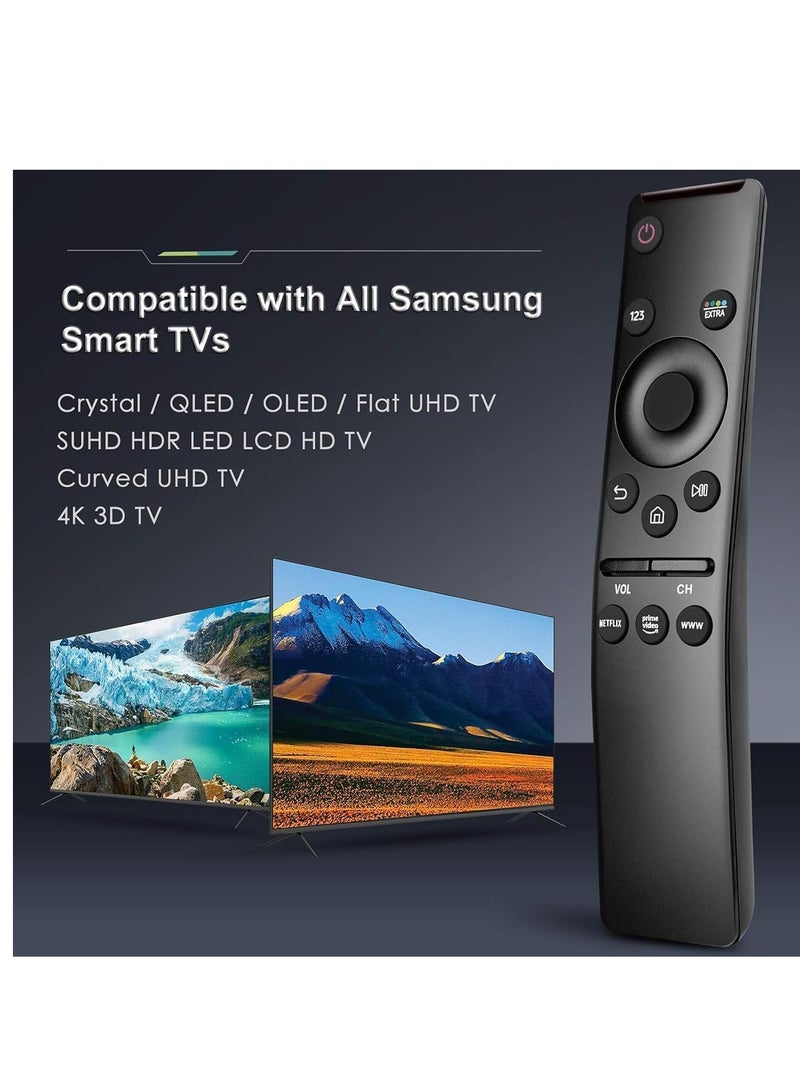 Universal Remote Control Compatible With All Samsung Smart TV, QLED TV, LED TV, UHD TV, HDR SUHD Curved HDTV 3D 4K 8K Samsung TV remote control, With Netflix, Prime Video Buttons - Image 2