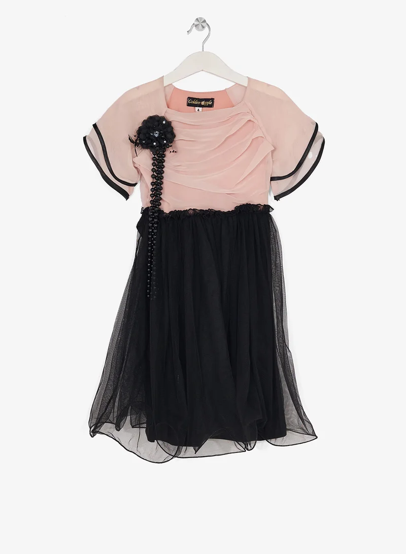 Little Golden Apple Little Short Sleeves Maxi Dress