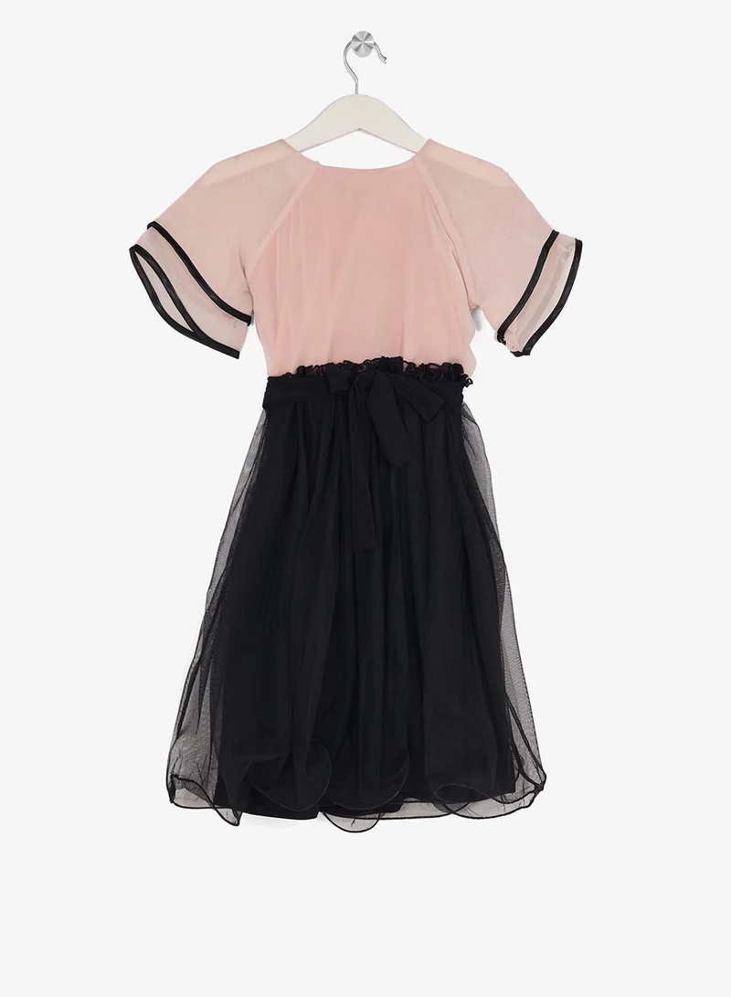 Little Golden Apple Little Short Sleeves Maxi Dress