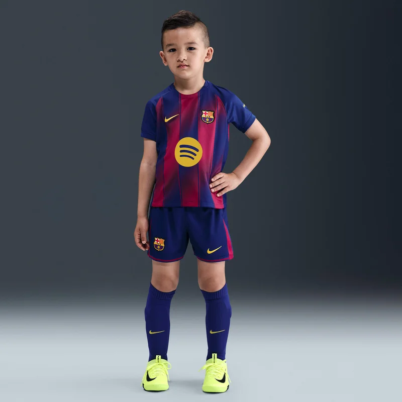 Nike Kids' FC Barcelona 25/26 Home Replica Football Kit