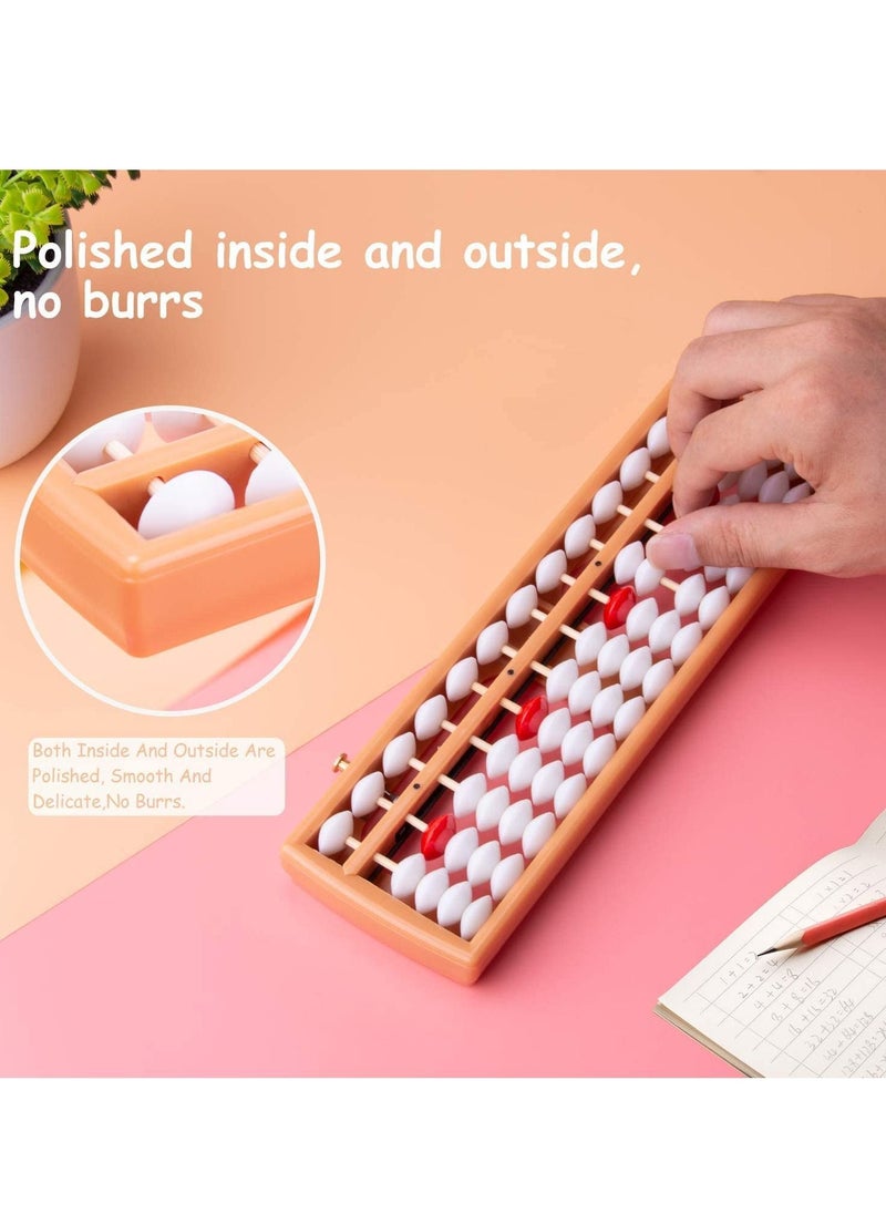 Y&D - KASTWAVE Soroban, Plastic Abacus with 13 Rows, Chinese Calculator, Counting Tool Reset Button - Image 1