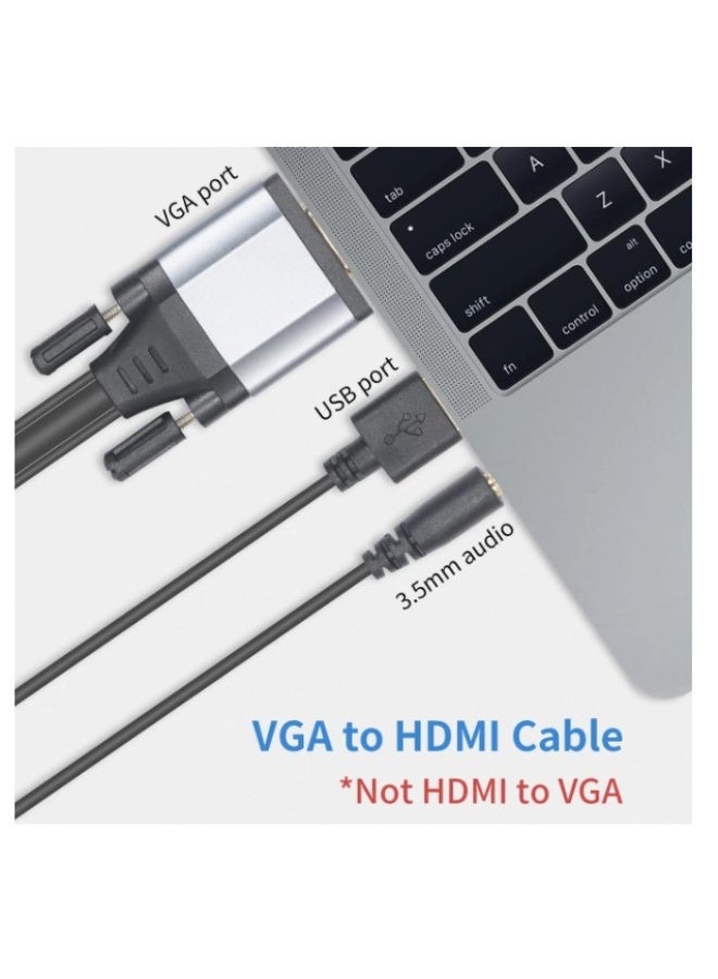Haing VGA TO HDTV+AUDIO CABLE 1.8M - Image 3