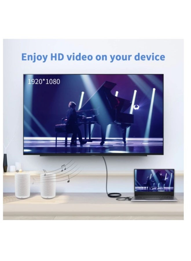 Haing VGA TO HDTV+AUDIO CABLE 1.8M - Image 2