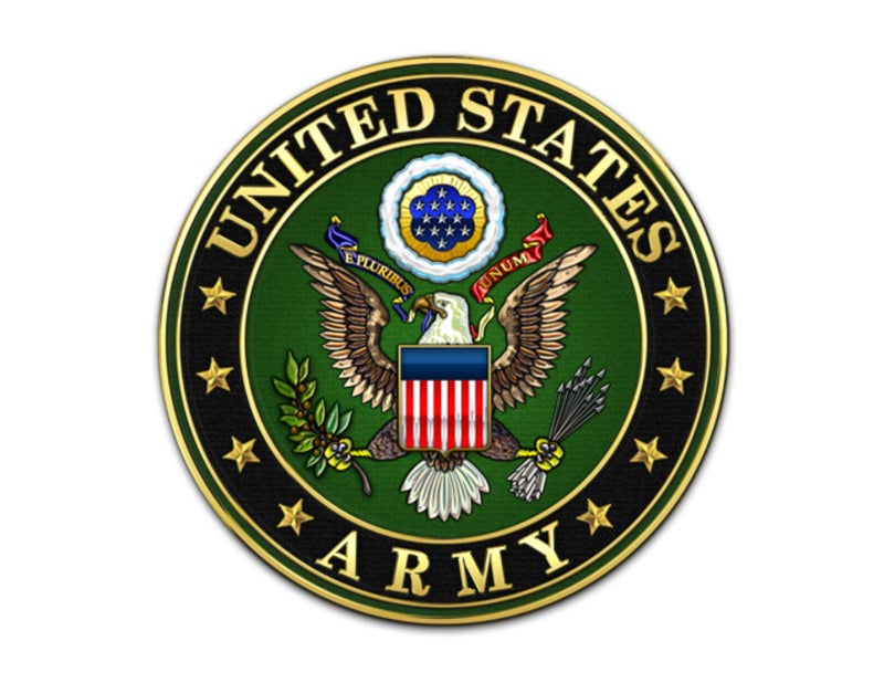 whimsical_practicality 8 Round Cake  United States Army Logo Birthday  Edible Cake or Cupcake - Image 3