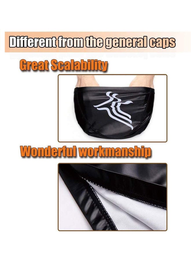 يو-هومي طقم مكون من نظارة واقية للسباحة مع غطاء للرأس 23x11x7سم - Image 2