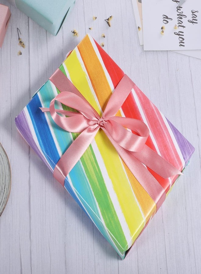 Prudiut 1 Inch Pink Ribbon Pink Satin Ribbon Gift Wrapping Ribbons for Wedding Party Decorations Pink Bows Making Flower Bouquet Wrapping - Image 5