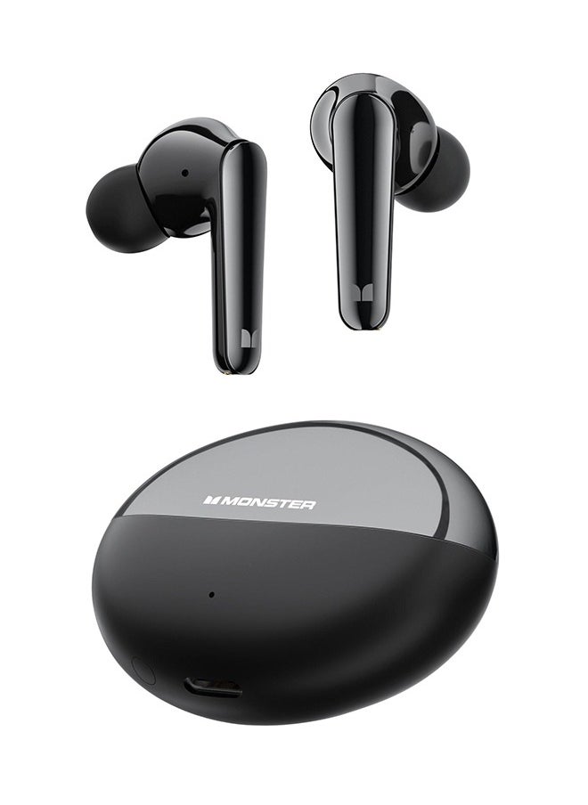Monster - N LITE 203 AIRLINKS Wireless EarBuds Type C Black - Image 1