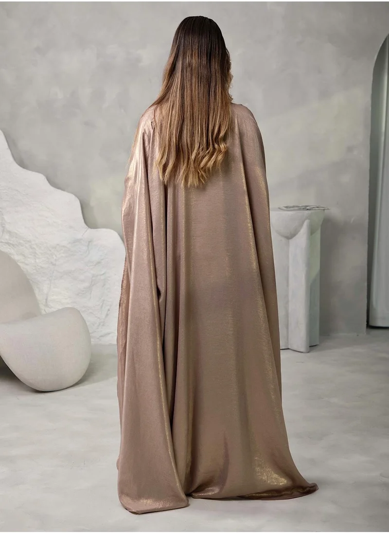 ECSTACY Shimmer Drape style kaftan set