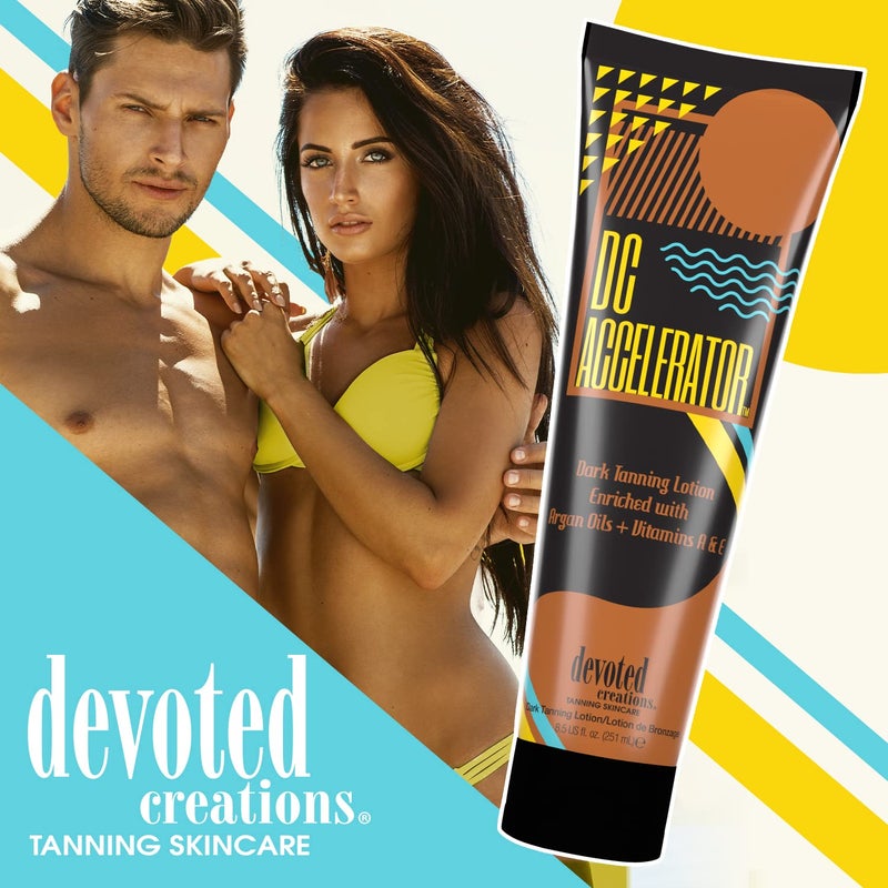 Devoted Creations DC Accelerator Dark Tanning Lotion 8.5 oz - Image 2