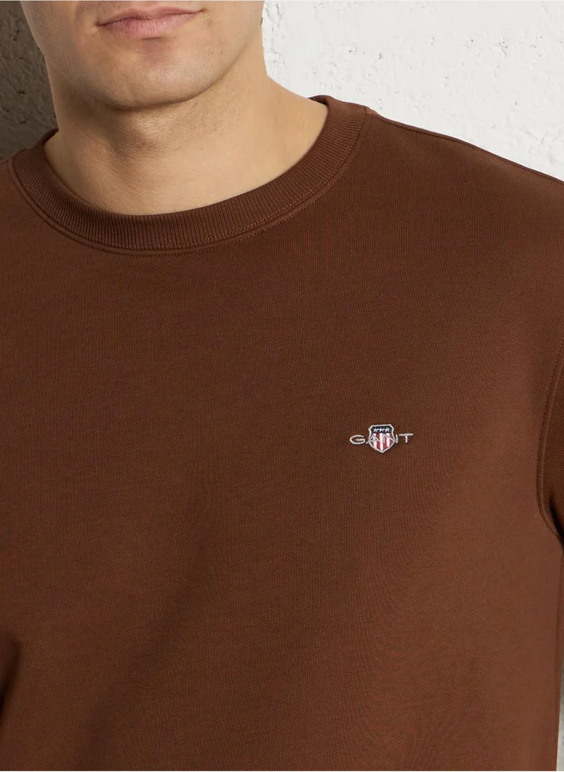 GANT  Regular Shield Crewneck Sweatshirt for Men | Best Price UAE
