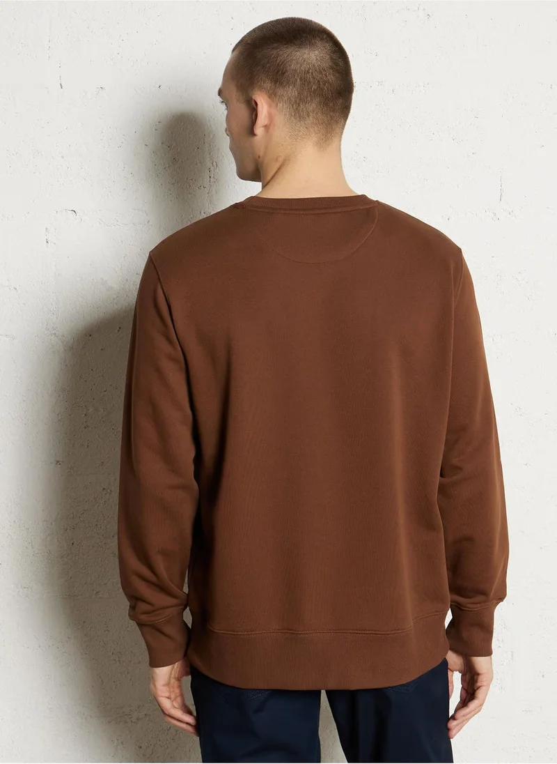 GANT  Regular Shield Crewneck Sweatshirt for Men | Best Price UAE