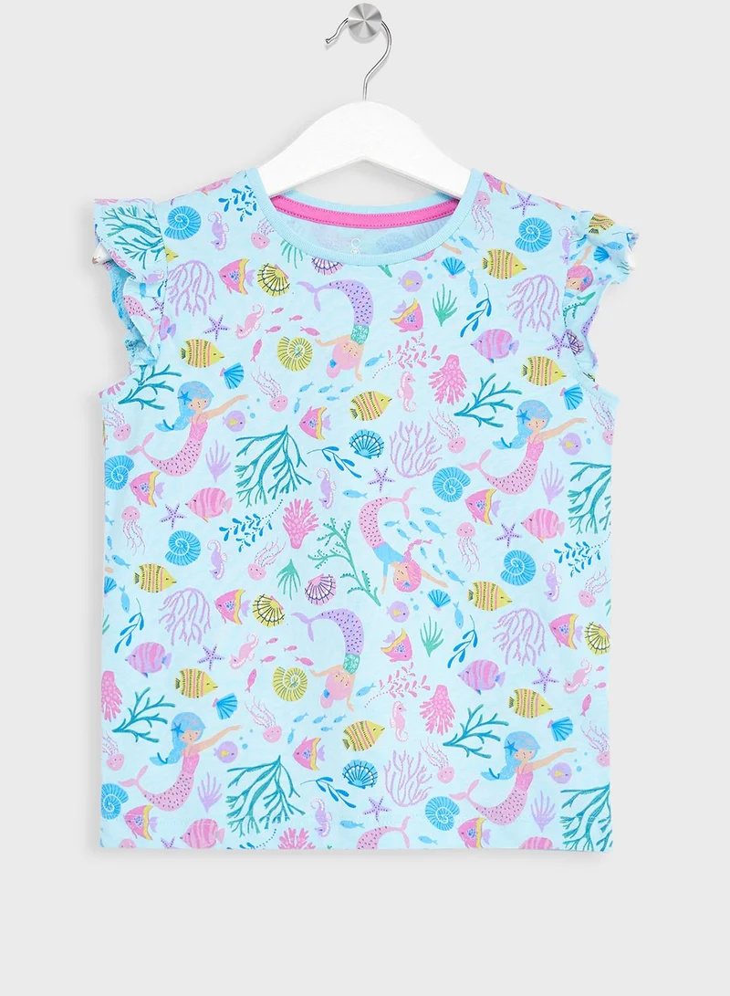 mothercare Kids 2 Pack Assorted Tops & Bottoms Set