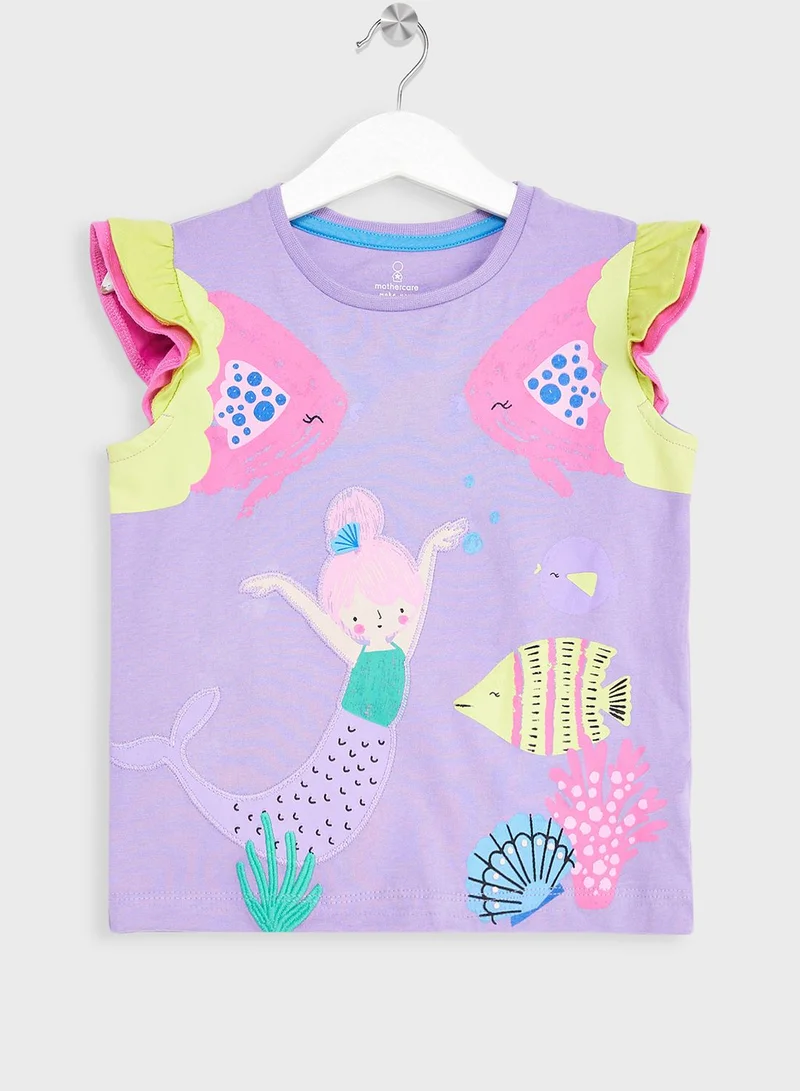 mothercare Kids 2 Pack Assorted Tops & Bottoms Set