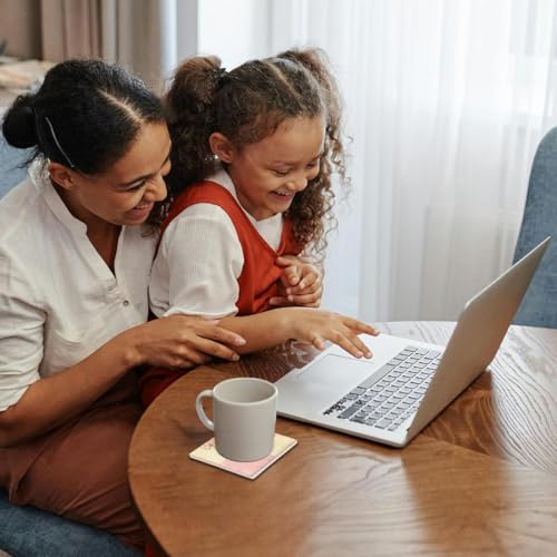 3dRose CST_99160_3 Pink Roses Vintage Collage Art-Ceramic Tile Coasters, Set of 4 - Image 2