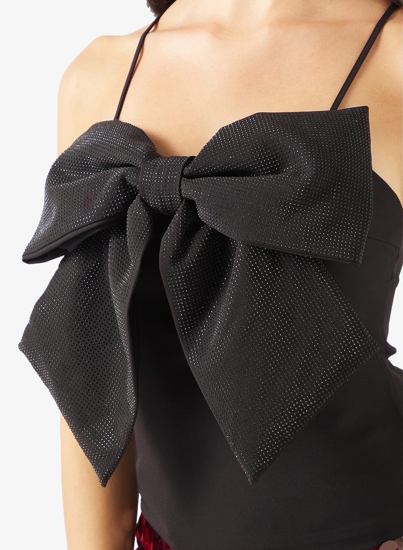 ONLY Front Bow Strappy Top - Image 3