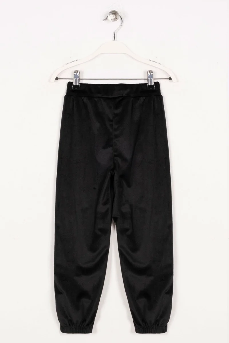 زيبكيدز Black Color Girl Tracksuit Single Bottom