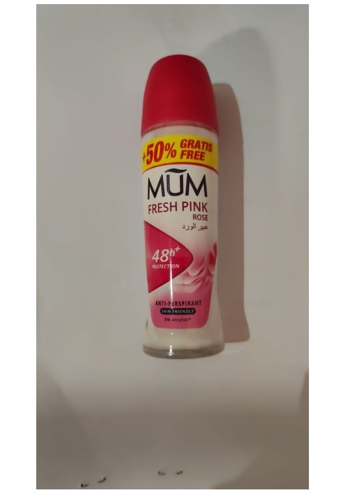 Mum Deodorant Roll On Rose Scent 75 ml - Image 2