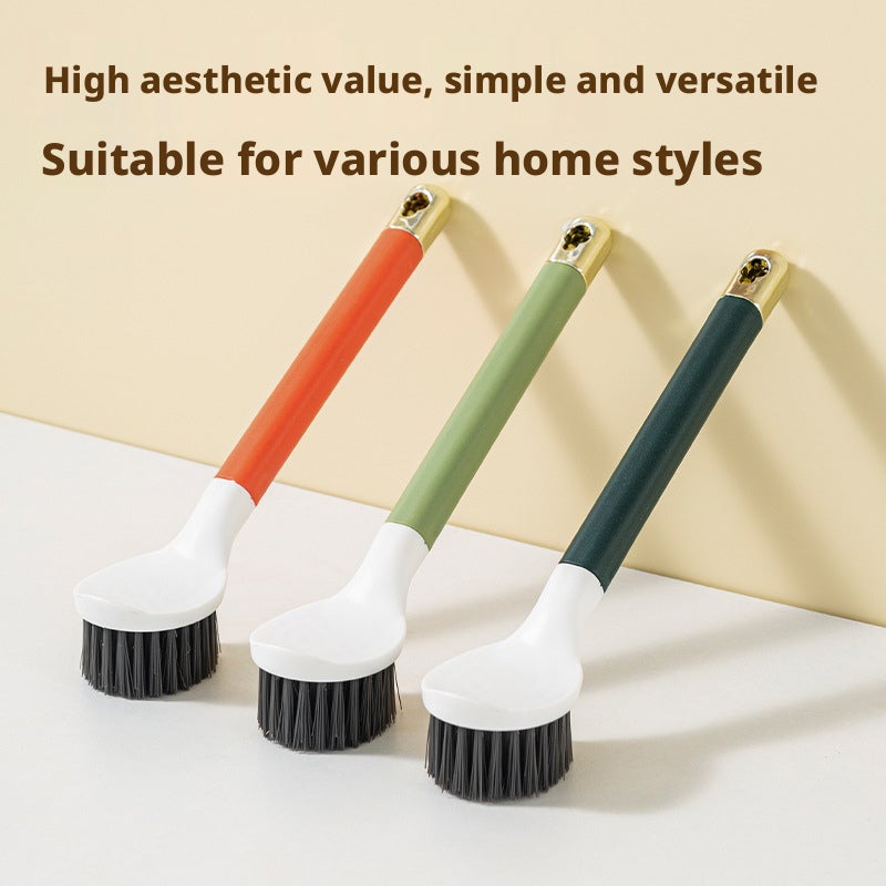 Kitchen Pot Brush Long Handle Non-Stick Cleaning Brush - Image 1