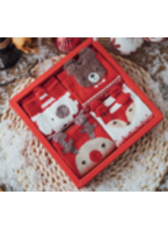 إسكدنيا Classic Christmas Socks: This Christmas socks set features vibrant - Image 1