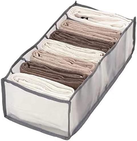 MotiBa Drawer Clothes Organizer Durable Mesh Storage for Folded Jeans TShirts Underwear Socks Leggings Washable Closet Organizer for Efficient Clothing Storage Organization  - Image 1