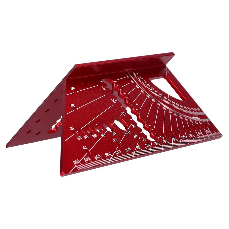 Aluminum Alloy Square Ruler Framing Protractor Angle Measurement Tool For Woodworking - Image 2