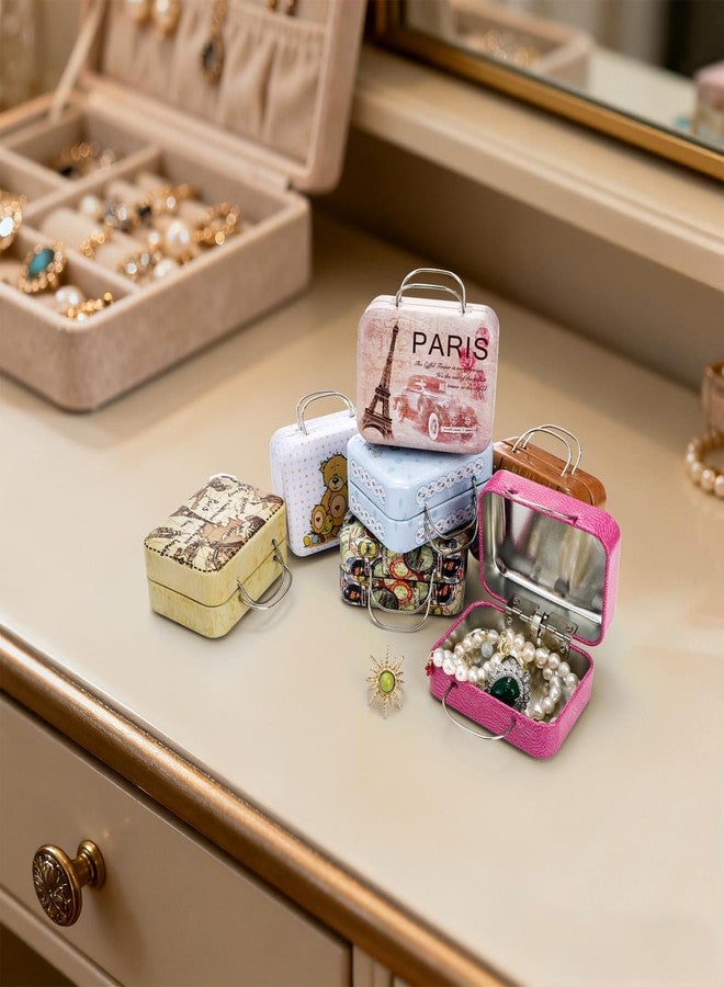 RupeeRise 5 Pcs Tin Box Set, Vintage Organizer Containers for Wedding Favors and Party Decorations, Portable Storage Boxes for Craft Enthusiasts and Gift Givers - Image 3