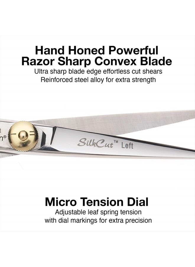 Olivia Garden SilkCut Professional Hairdressing Left Handed Shear and Thinner Intro Case (5.75") - Image 3