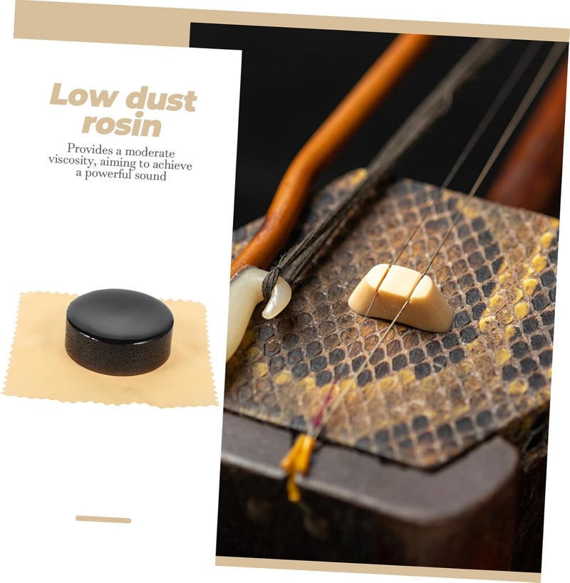 4pcs Professional Rosin for Violin Erhu Black Colophony Fine Craftsmanship for Beginners and Practitioners Versatile Musical Instrument Supplies - Image 3