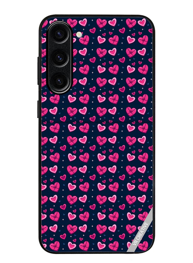 VR CREATIVE Protective Case Cover For Samsung Galaxy S23 Plus Love Pattern Design Multicolour - Image 1