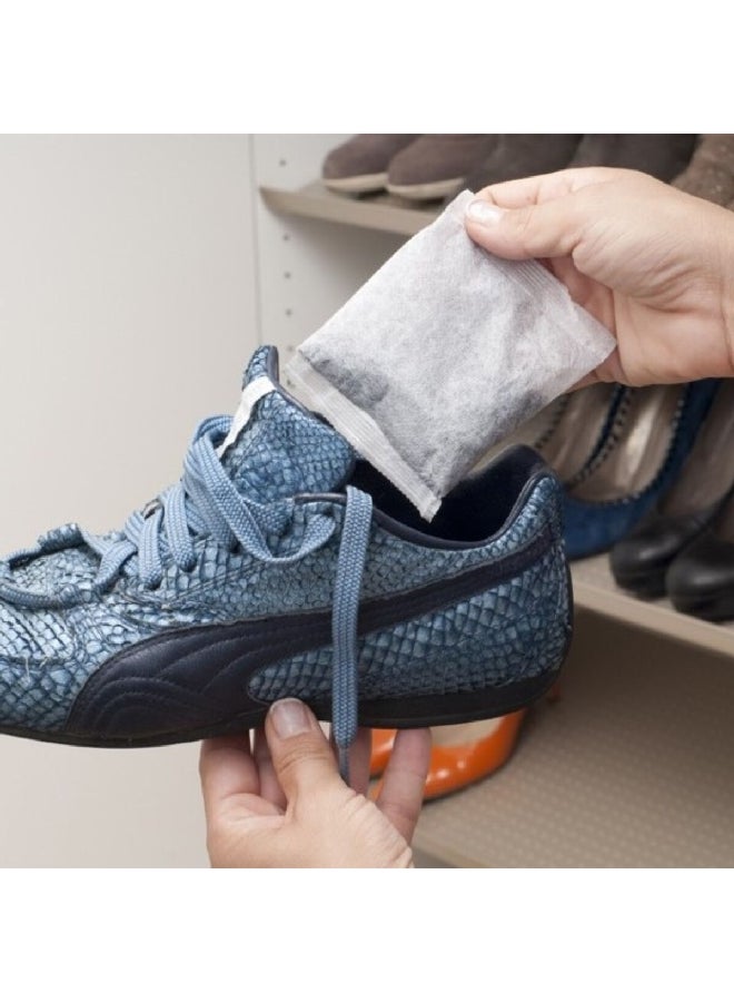 هيوميدري USA6400B12 مزيل الروائح الكريهة من الأحذية 4 قطع مع الفحم النشط رمادي 10.6 × 13.2 × 10.6 سم - Image 3