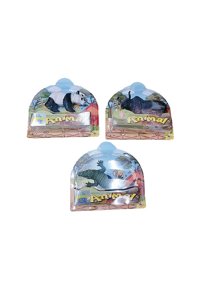 Galaxy Toys - Galaxy Animal Toy 1 PC (Assorted) – Realistic Wild Animal Figurine for Educational Play – Assorted Species Including Yak, Panda, Crocodile – Perfect for Young Animal Lovers and Collectors - Image 1