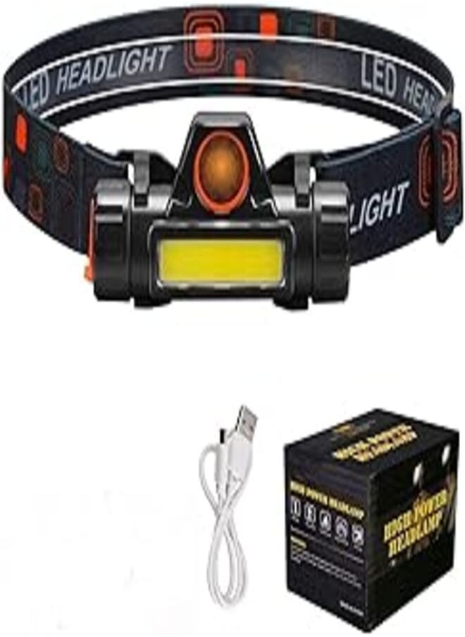 OR A headlamp headlight equipped with magnetic LED bulbs 