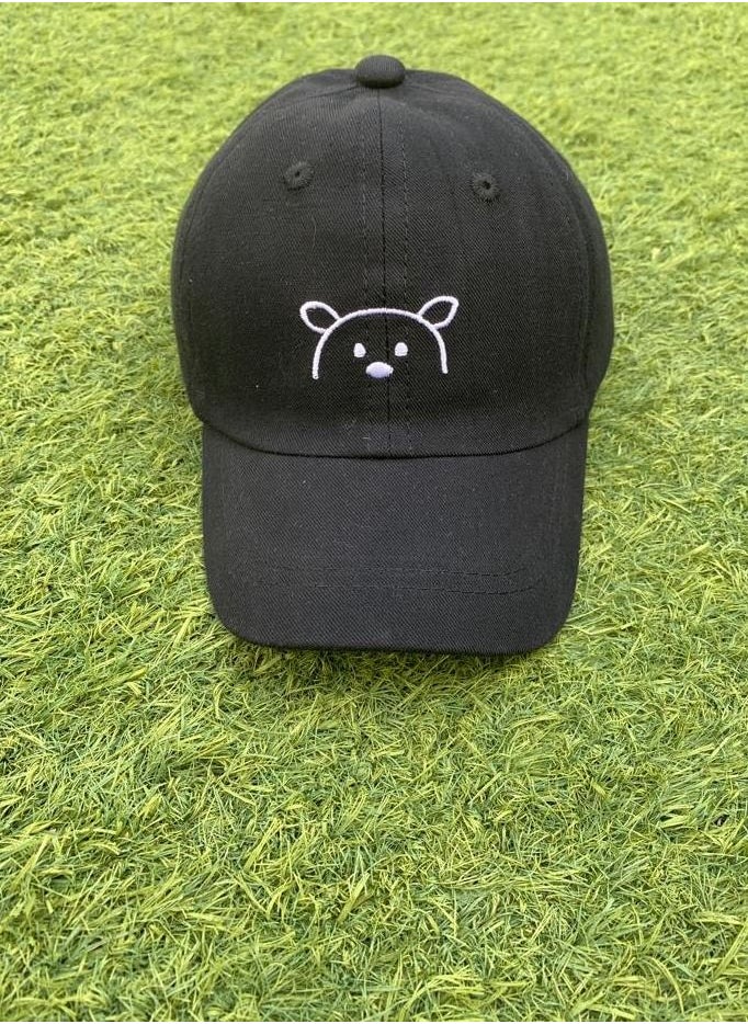 The Girl Cap TGC Kids Baseball Cap - Sun UV Protection Lightweight Adjustable - Summer Beach Teddy Cute Sport Cap  - Image 2