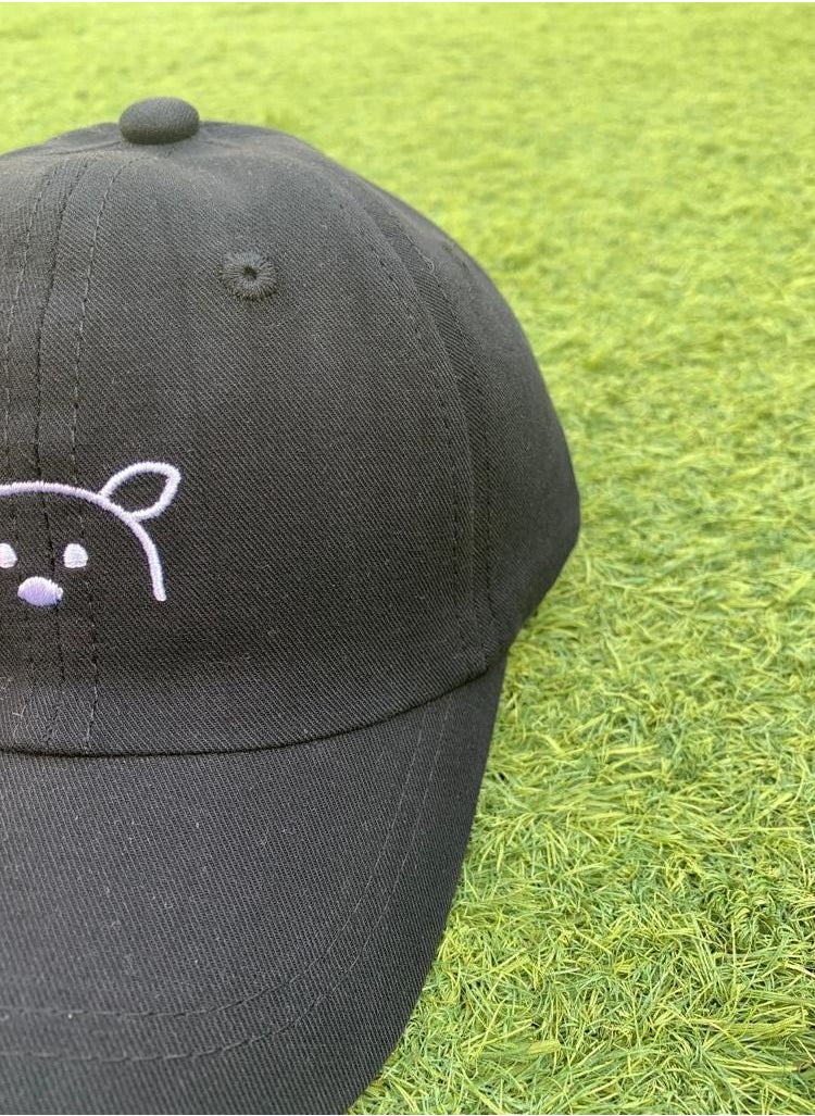 The Girl Cap TGC Kids Baseball Cap - Sun UV Protection Lightweight Adjustable - Summer Beach Teddy Cute Sport Cap  - Image 3