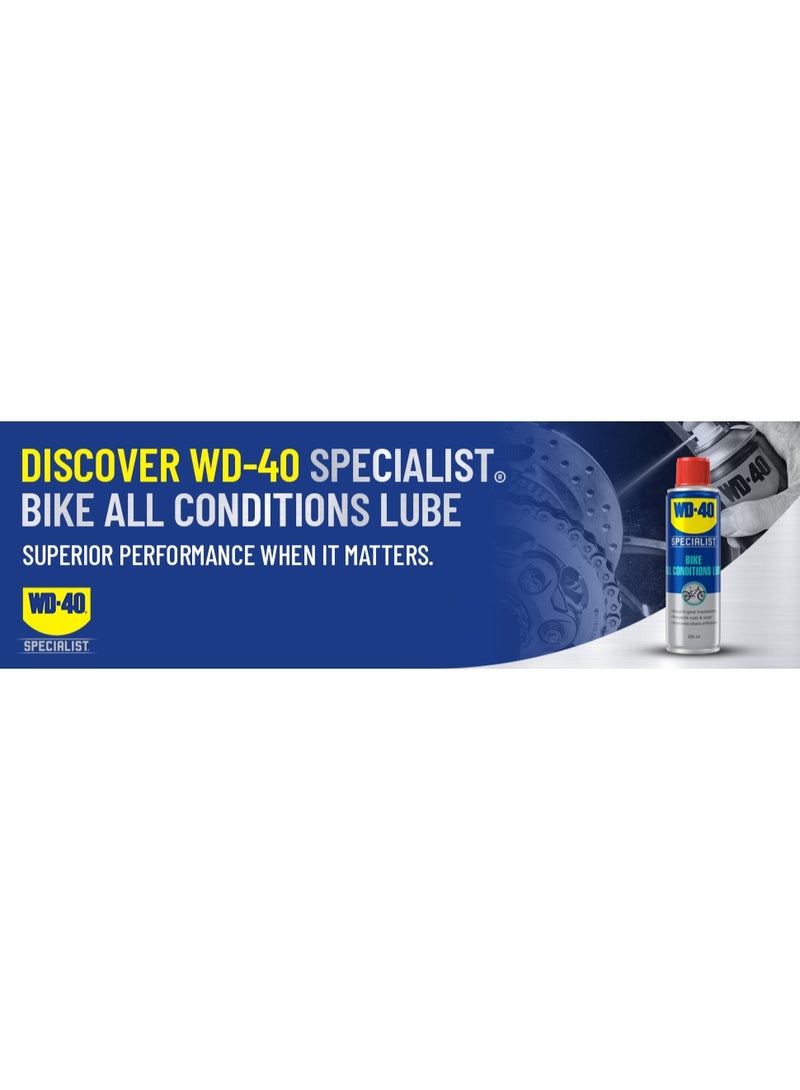 WD40 Bike All Conditions Lube 250 ML - Image 5