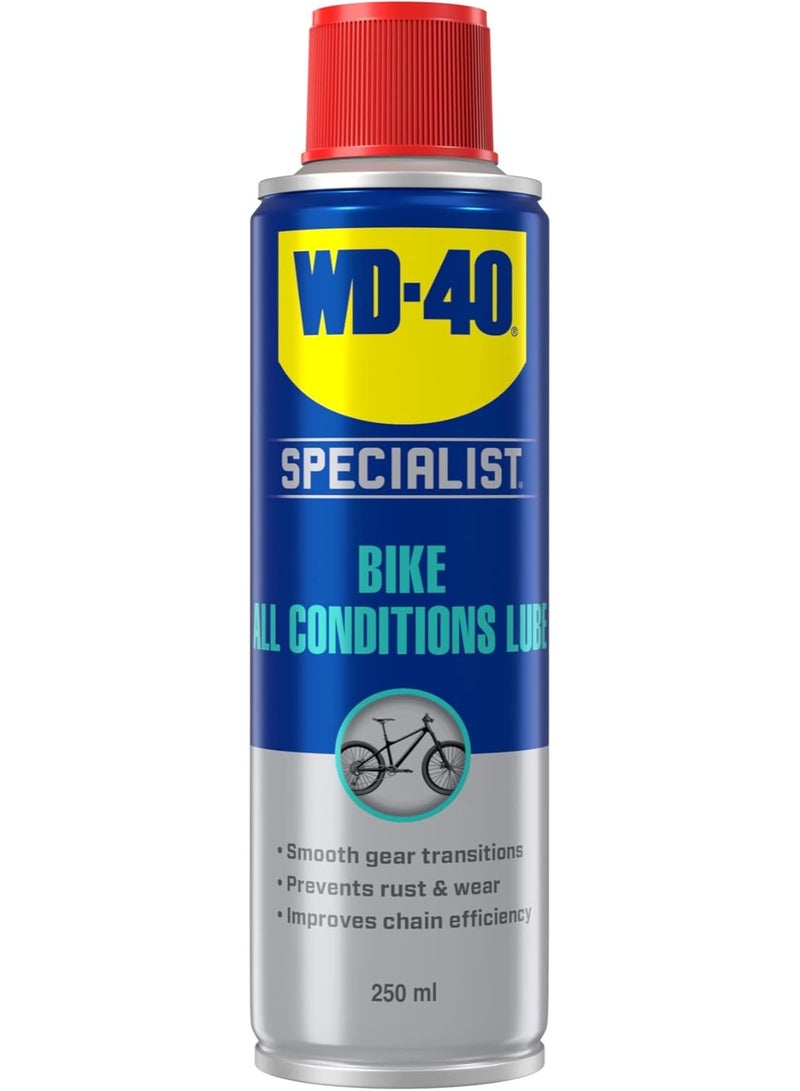 WD40 Bike All Conditions Lube 250 ML - Image 1