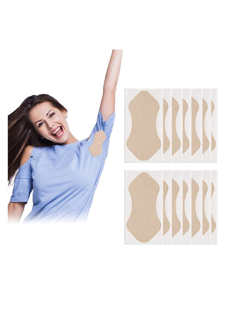 SYOSI Armpit Sweat Pads, 20 PCS Invisible Self-adhesive Underarm Sweat Pads, Disposable Anti Perspiration Absorbent Deodorant Prevention Pad, Armpit Antiperspirant Stickers for Women, Reduce Armpit Sweat - Image 4