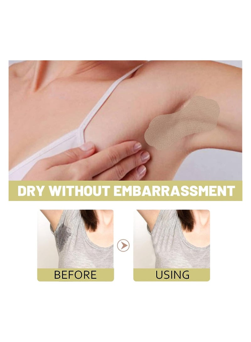 SYOSI Armpit Sweat Pads, 20 PCS Invisible Self-adhesive Underarm Sweat Pads, Disposable Anti Perspiration Absorbent Deodorant Prevention Pad, Armpit Antiperspirant Stickers for Women, Reduce Armpit Sweat - Image 5
